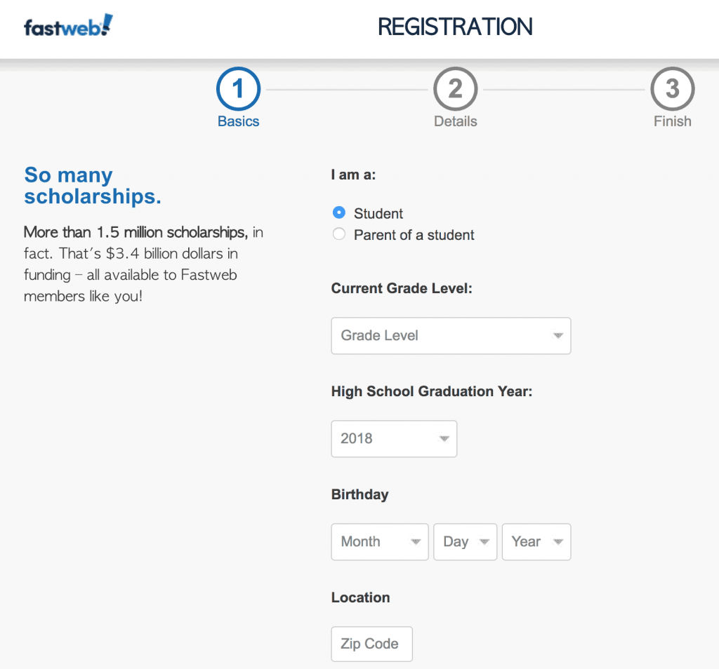 Fastweb Registration