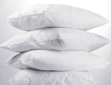 Types of Pillows for Neck Pain - feather pillow